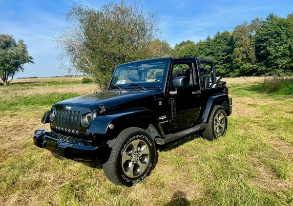 Jeep Wrangler cena 117500 przebieg: 132000, rok produkcji 2016 z Kalisz Pomorski małe 379